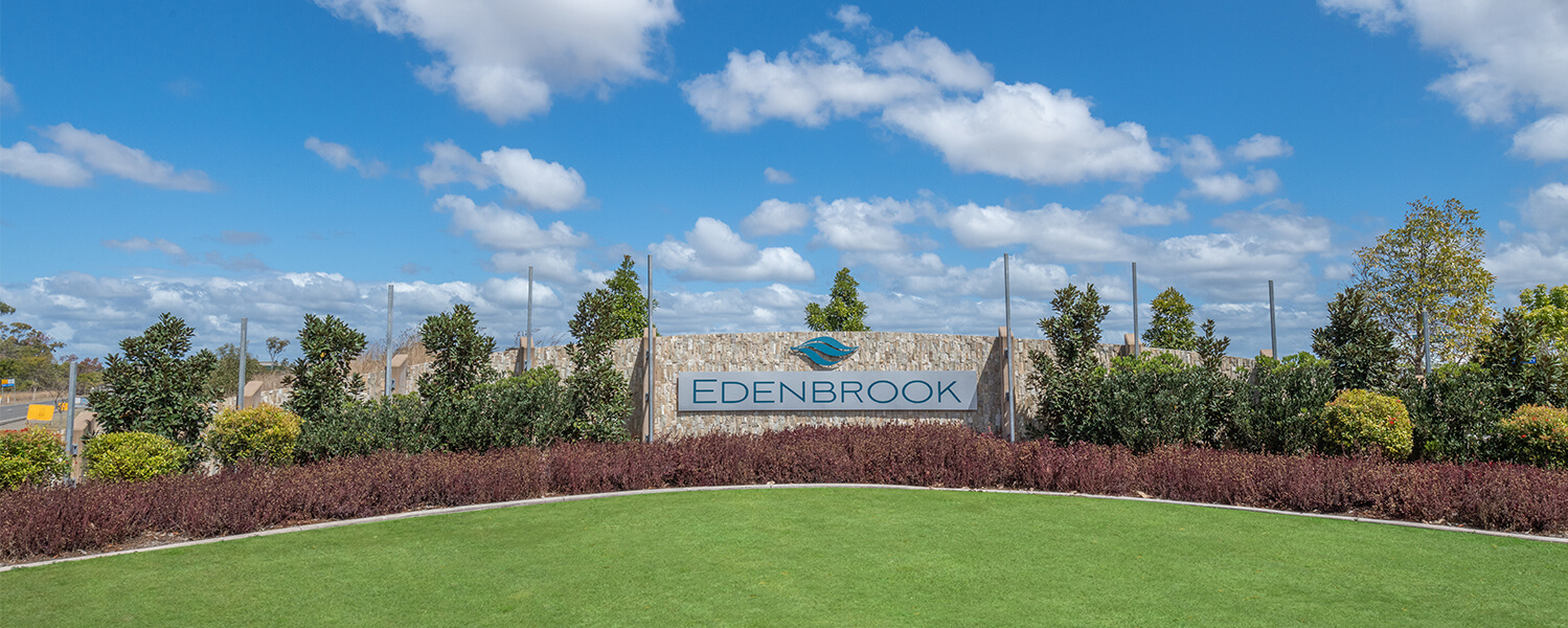 Edenbrook entrance signage